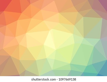 Polygon colorful background Abstract