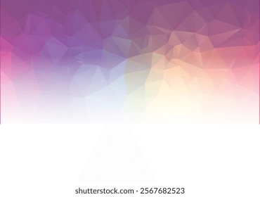Polygon colorful background. Vector illustration
