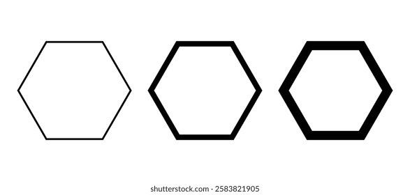 polygon contour frame, border element