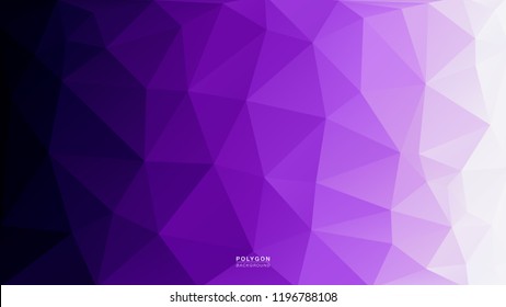 Polygon Dark Purple to Light. Polygonal Hex color Gradient for Background. Texture Background. Vector Illustration EPS10 file.