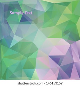 Polygon design stylized vector abstract background