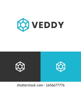 Concepto de diseño del logotipo técnico. Vector para empresas. Eps 10 de moda