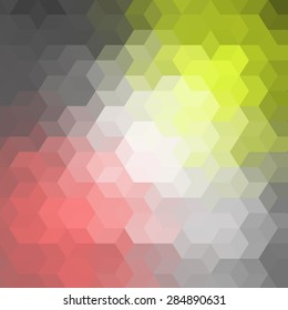 Polygon Geometric Background Trend Retro Grunge neon rainbow colored. Wallpaper, background, texture, fabric, web template. Wedding, Birthday, Party Invitation, Business, projects