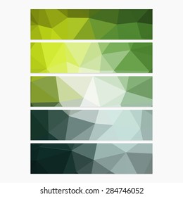 Polygon Geometric Banner. Trend Retro Grunge neon rainbow colored. Wallpaper, background, texture, fabric, web template. Wedding, Birthday, Party Invitation, Business, Scrapbooking projects