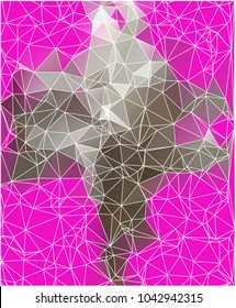 polygon Geometrical triangle design background