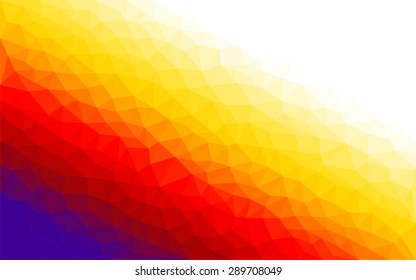 Polygon gradient vector colorful light spectrum background 