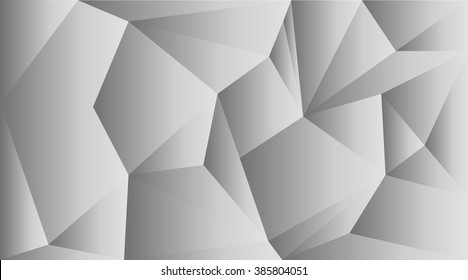 Polygon  gray background.Low polygon gray  background. billboard background for site banner.