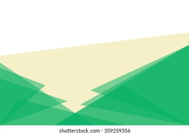 Polygon green and yellow for background