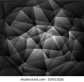 polygon grey Vector EPS 10 illustration.