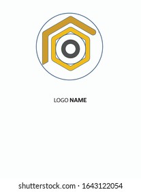 Polygon icon design logo element