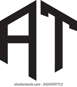AT Polygon icon design, symbol, vector file 
