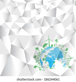 polygon idea ecology concept 