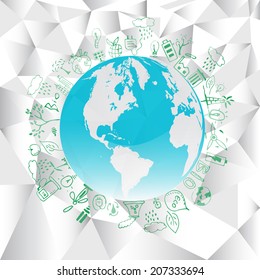 polygon idea ecology concept 