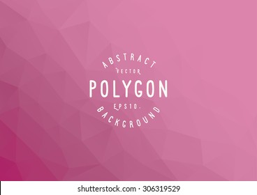 Polygon illustration geometric background
