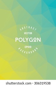 Polygon illustration geometric background