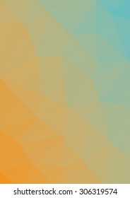 Polygon illustration geometric background
