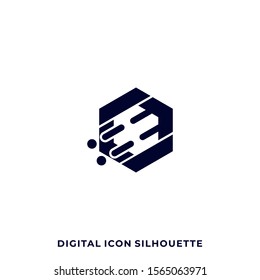 Polygon Illustration Vector Template, Suitable for Creative Industry, Multimedia, entertainment, Educations, Shop, and any related business