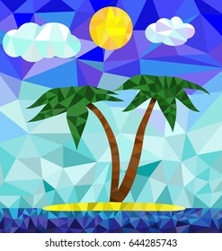 Polygon island image