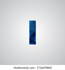 Polygon letter I logo design