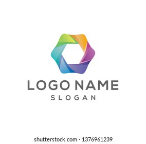 Polygon Logo Design Stock Vector (Royalty Free) 1376961239 | Shutterstock