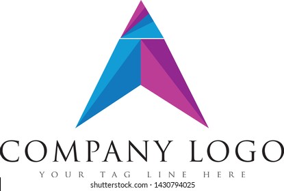 Polygon A Logo Design.this is high resolution,creative and unique Polygon A Logo .you can use this logo for your company and website.this is print ready logo.