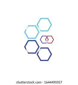 polygon logo victor template icon