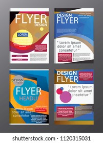 Polygon Modern Brochure Layout design template.Flyer Leaflet cover Presentation 
