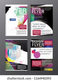 Polygon Modern Brochure Layout design template.Flyer Leaflet cover Presentation 