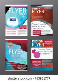 Polygon Modern Brochure Layout design template.Flyer Leaflet cover Presentation 