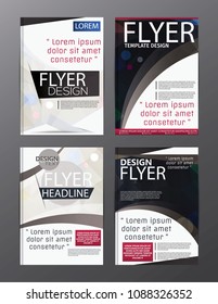 Polygon Modern Brochure Vector CMYK Modern A4
