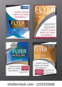 Polygon Modern Brochure Vector CMYK Modern A4