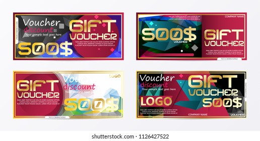 Polygon Modern Brochure Vector CMYK Modern A4