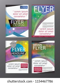 Polygon Modern Brochure Vector CMYK Modern A4