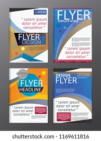 Polygon Modern Brochure Vector CMYK Modern A4