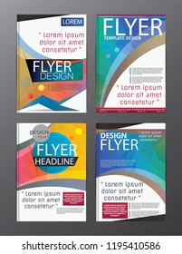 Polygon Modern Brochure Vector CMYK Modern A4