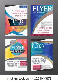 Polygon Modern Brochure Vector CMYK Modern A4