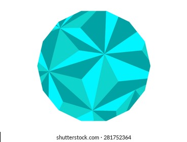 Polygon mosaic background.Vector illustration