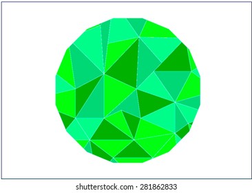 Polygon mosaic background.Vector illustration