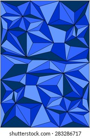 Polygon mosaic background.Vector illustration