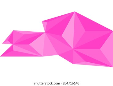 Polygon mosaic background.Vector illustration