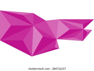 Polygon mosaic background.Vector illustration