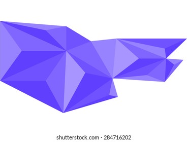 Polygon mosaic background.Vector illustration