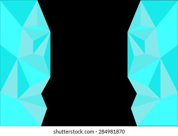 Polygon mosaic background.Vector illustration