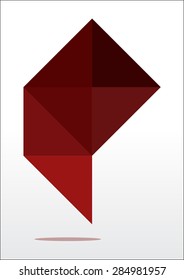 Polygon mosaic background.Vector illustration