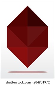 Polygon mosaic background.Vector illustration