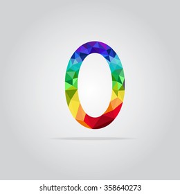 polygon number set vector