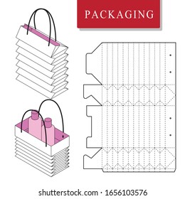 Polygon packaging design for product.