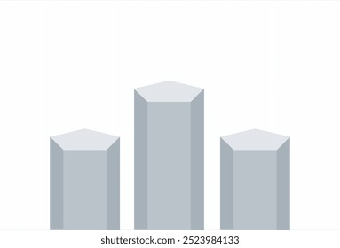polygon podium stage 3d Abstract minimal scene mockup products display, Stage showcase. Vector geometric forms. white background, background, abstract, vector, 3d, isolated 