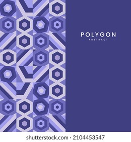 polygon purple color patterns with text design on it, and Abstract minimal pattern backgroundand colorful repeatable geometric shapes pattern design used, wallpaper, texture templates