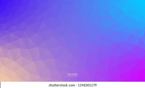 Polygon Purple light Blue. Polygonal Hex color Gradient for Background. Texture Background. Vector Illustration EPS10 file.